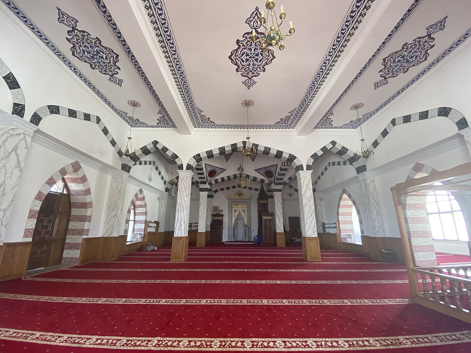 Interior of the Al-Nejashi Mosque, Negash, Tigray.